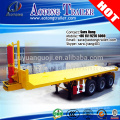 AOTONG 2/3Axles Hydraulic Lift skeleton Tipper Chassis/Rear Dump Trailer/20ft 40ft Container Tipper Flatbed Semi Trailer